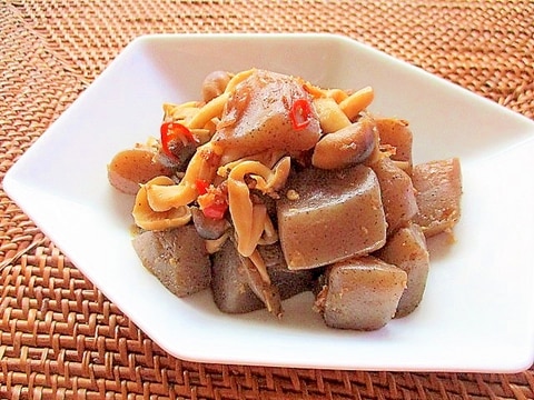 作り置きおかず こんにゃくとしめじの炒め煮 レシピ 作り方 By はぁぽじ 楽天レシピ 作り置きおかず こんにゃくとしめじの炒め煮 レシピ 作り方 By はぁぽじ 楽天レシピ